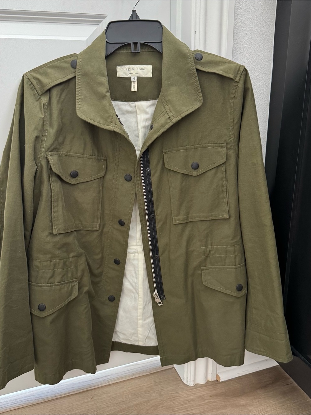 rag & bone Olive Utility Shirt Jacket